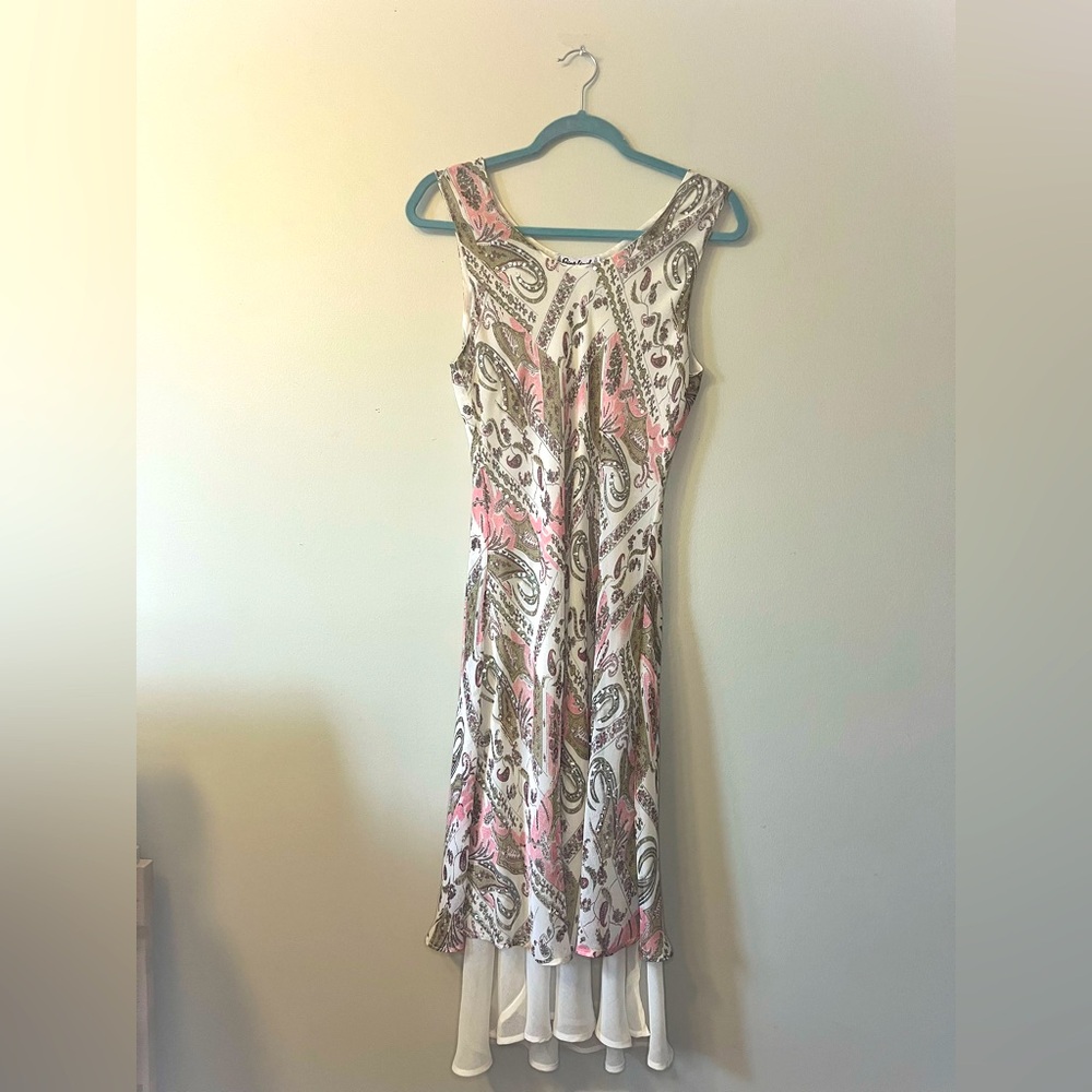 BOHO Vintage Paisley Print Dress